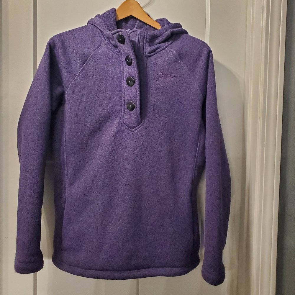 Sportscaster Woman's Purple Hoodie Size Medium